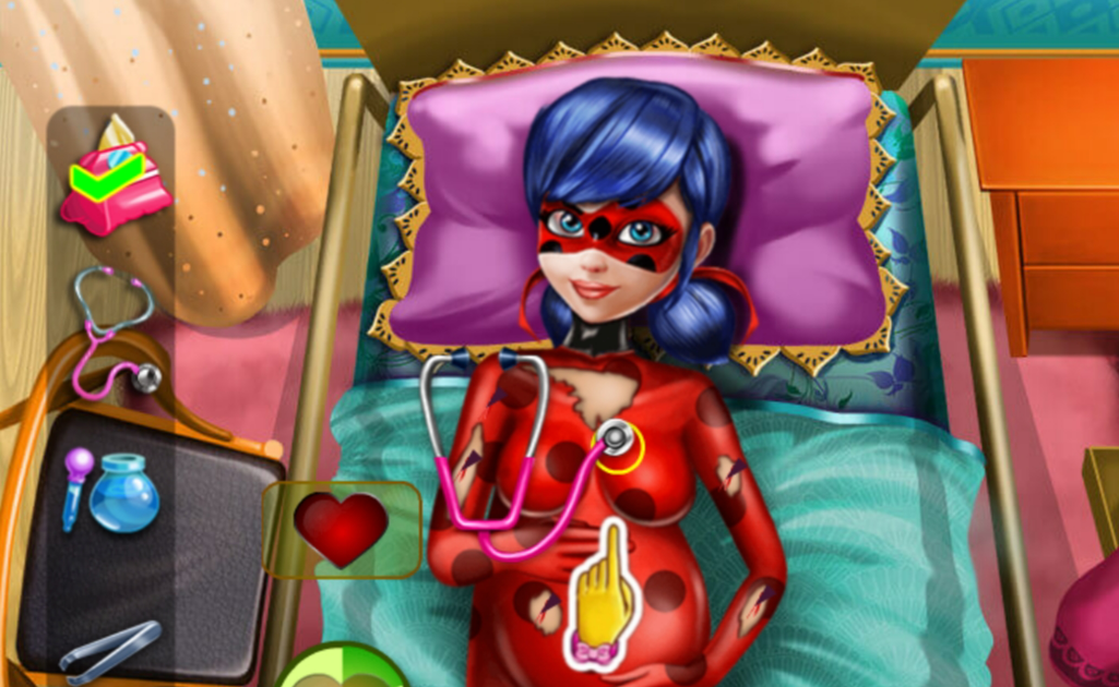 Play Miraculous Ladybug Throat Docto