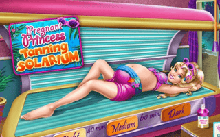 Pregnant Princess Tanning Solarium game cover