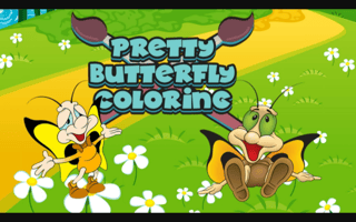 Pretty Butterfly Coloring game cover