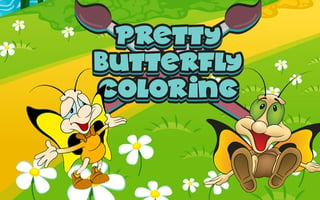 Pretty Butterfly Coloring game cover