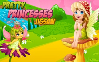 Pretty Princesses Jigsaw game cover