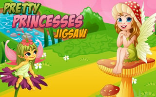 Pretty Princesses Jigsaw game cover