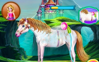 Princess Carriage Car Wash game cover