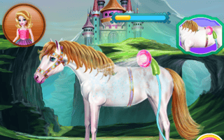 Princess Carriage Car Wash game cover