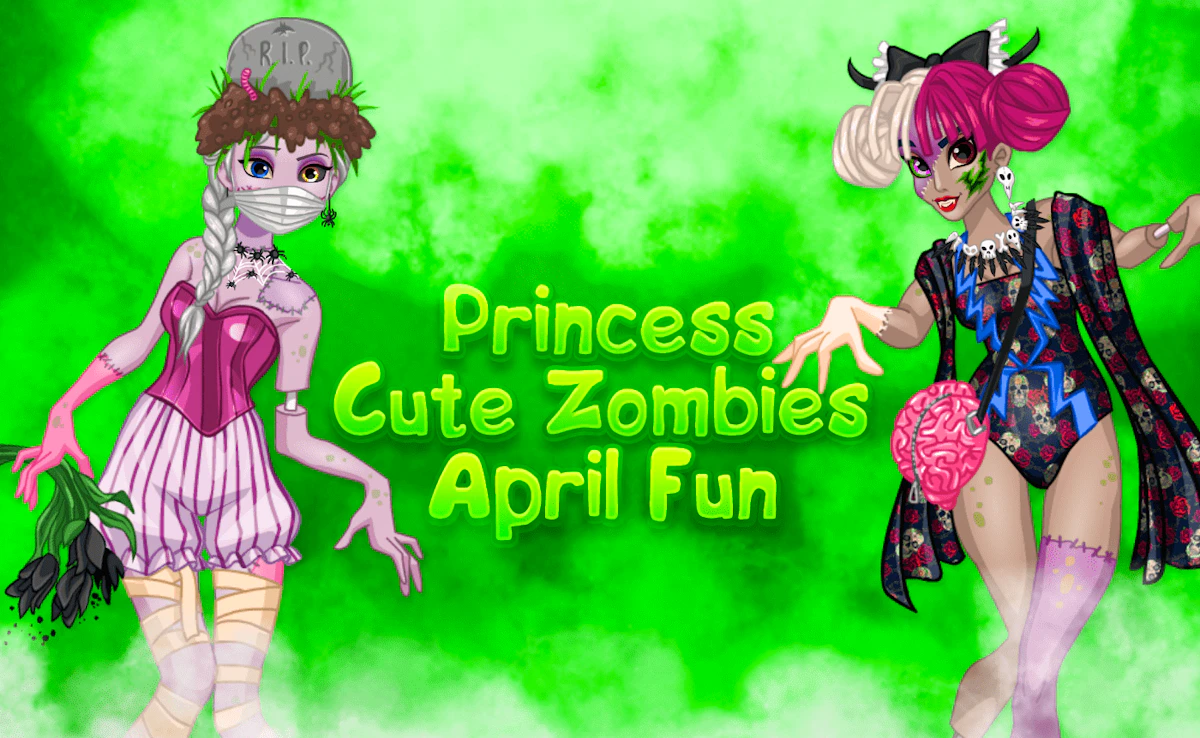 Princess Cute Zombies April Fun game thumbnail