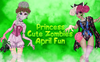 Princess Cute Zombies April Fun game cover