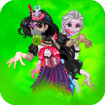 Princess Cute Zombies April Fun By Gamepix
