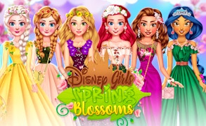 Princess Girls Spring Blossoms game cover