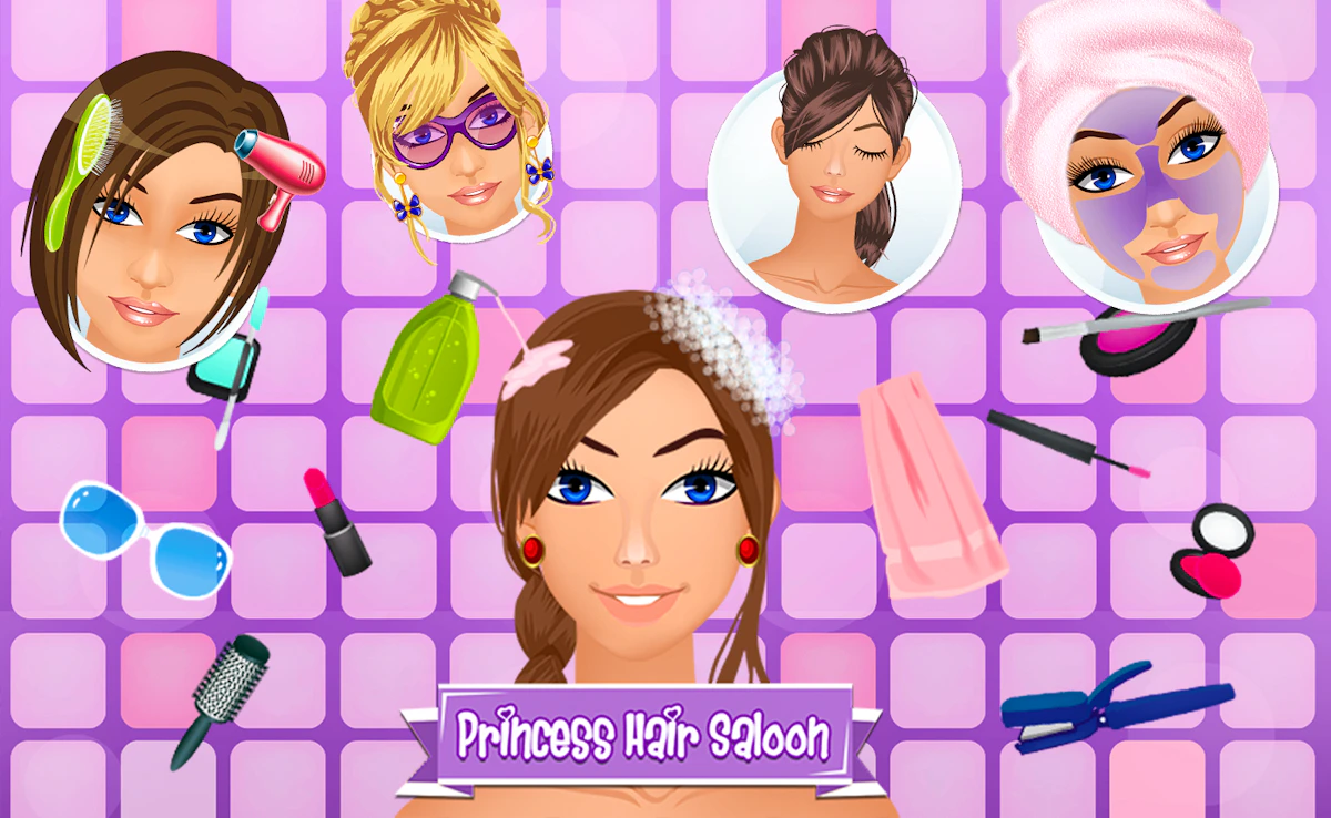 Play Princess Hair Spa Salon — free online Kids game