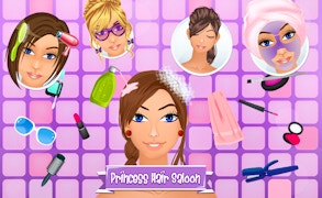 Princess Hair Spa Salon game cover