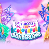 Princess In Colourful Wonderland