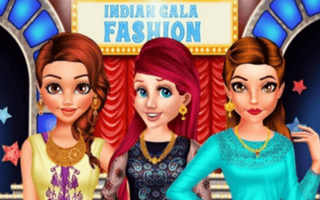 Princess Indian Gala Fashion game cover