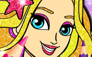Princess Mermaid Coloring Game game cover