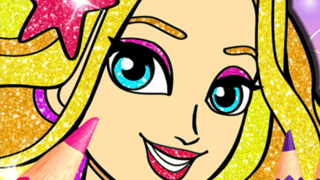 Princess Mermaid Coloring Game game cover