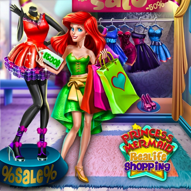 Princess Mermaid Realife Shopping - Play Princess Mermaid Realife Shopping  Game online at Poki 2