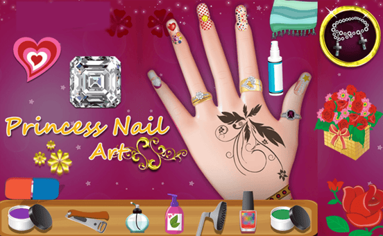PRINCESS NAIL ART jogo online gratuito em