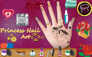 Princess Nail Art game cover