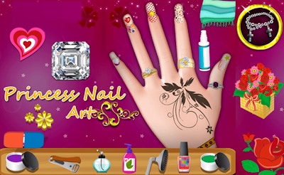 Princess Nail Art game