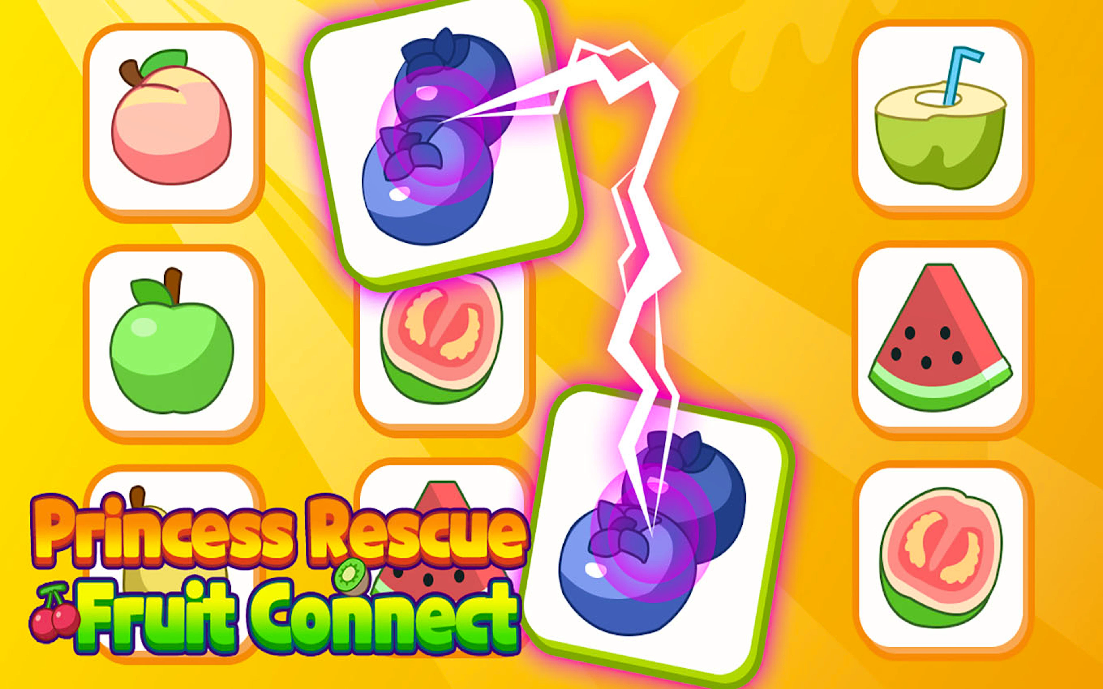 Princess Rescue Fruit Connect