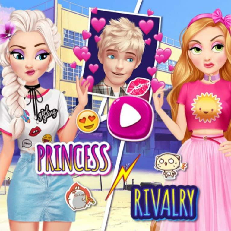 Elsa And Rapunzel Princess Rivalry - Jogos na Internet em 2023