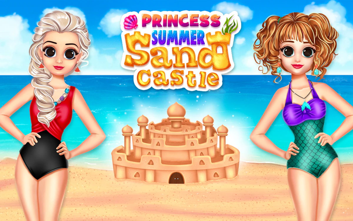 Play Princess Summer Sand Castle — free online Princess game