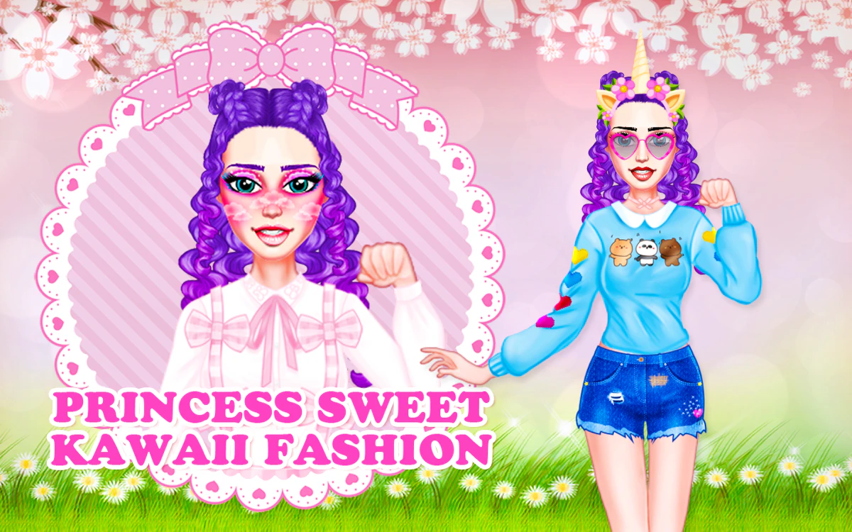 Play Princess Sweet Kawaii Fashion — free online Kids game