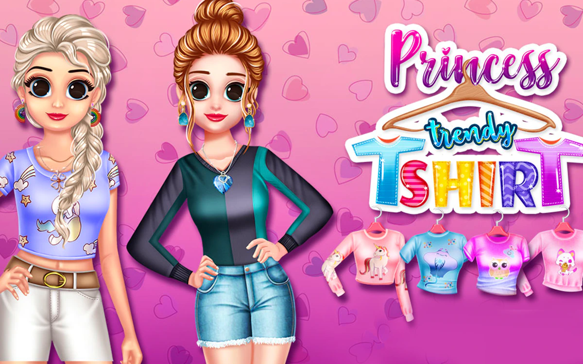 Play Princess Trendy T-shirt — free online Kids game