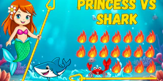 Princess vs Shark thumbnail