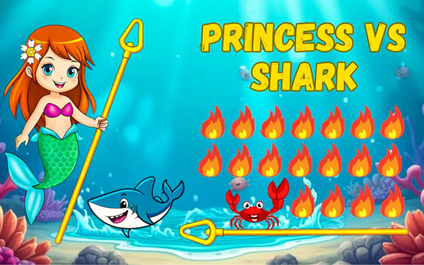 Princess vs Shark