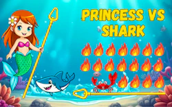 Princess vs Shark