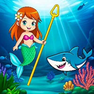 Princess vs Shark By Gamepix