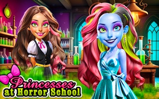 Princesses At Horror School game cover