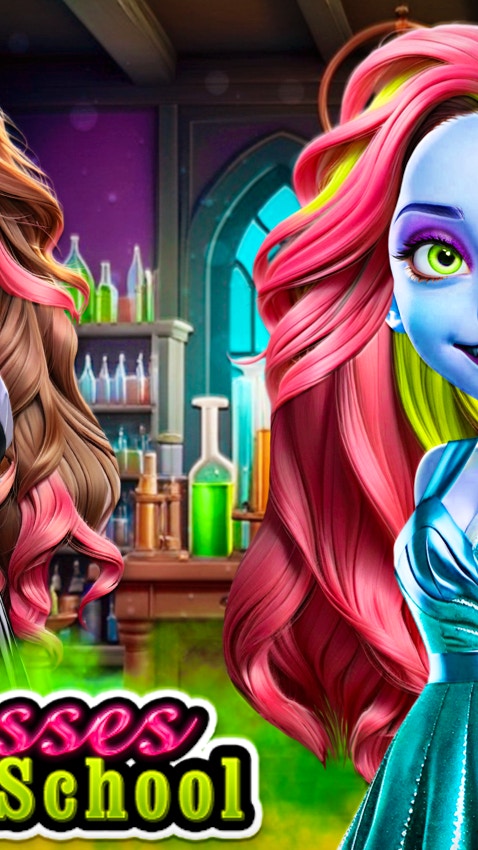 Princesses at Horror School