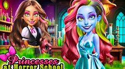Princesses at Horror School