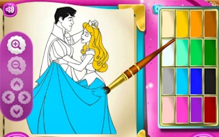 Princesses Coloring Book game cover