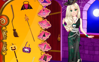 Princesses Halloween Fashion game cover