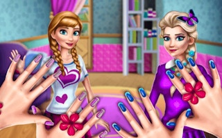 Princesses Nails Salon game cover