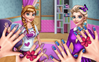 Princesses Nails Salon game cover