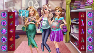 Princesses Pregnant Selfie game cover