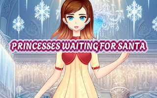 Princesses Waiting For Santa game cover