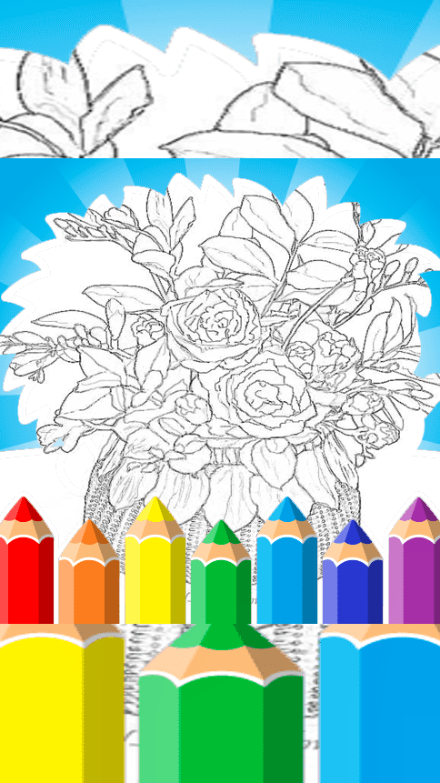 Printable Coloring Pages For Adults Flowers