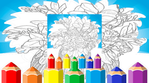 Image for Printable Coloring Pages For Adults Flowers