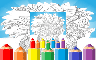Printable Coloring Pages For Adults Flowers game cover