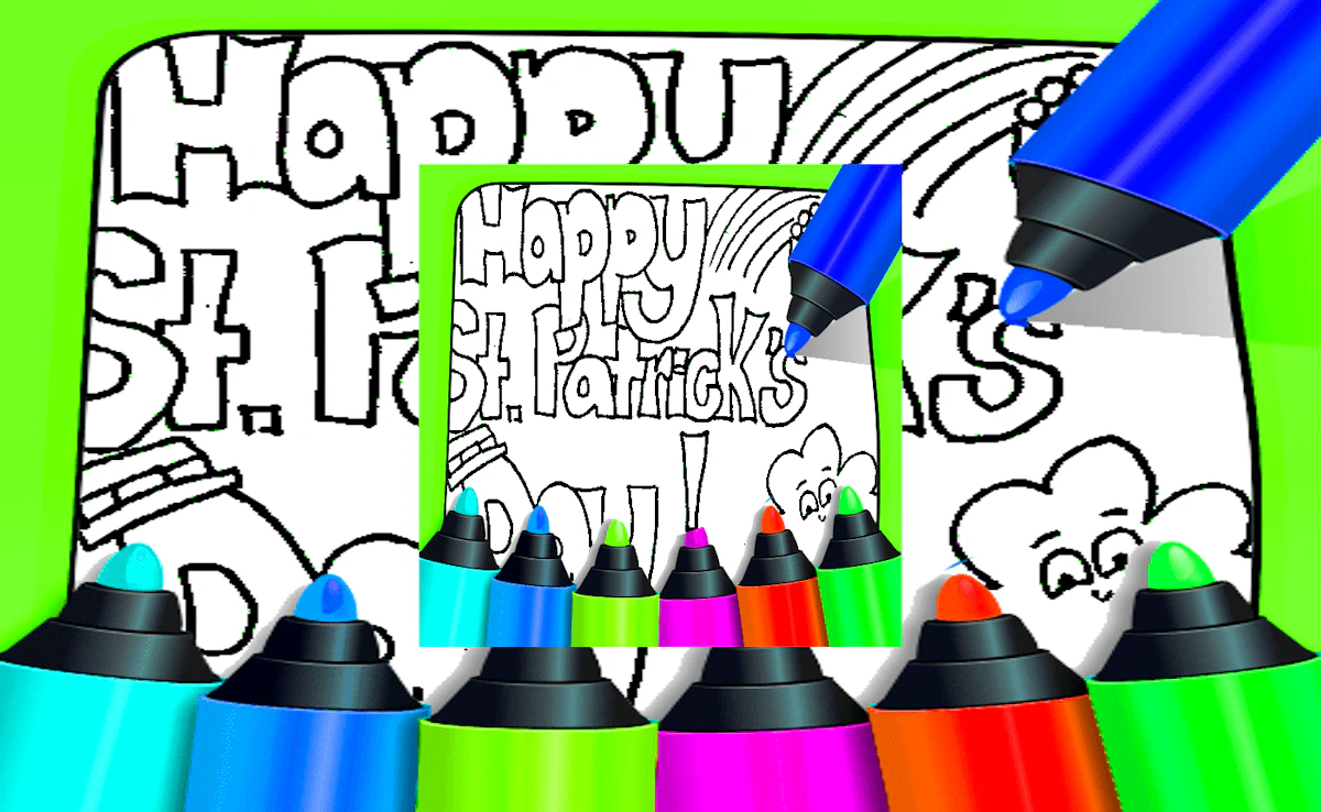 Play Printable St Patricks Day Coloring Pages — free online Coloring game