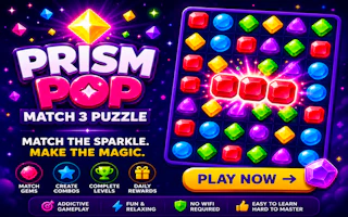 Prism Pop Match 3 Puzzle