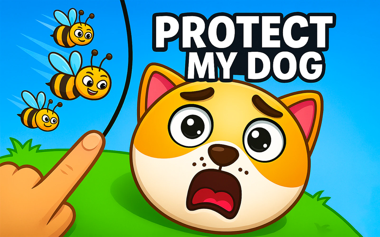Protect My Dog — free online puzzle game on Glaze Games