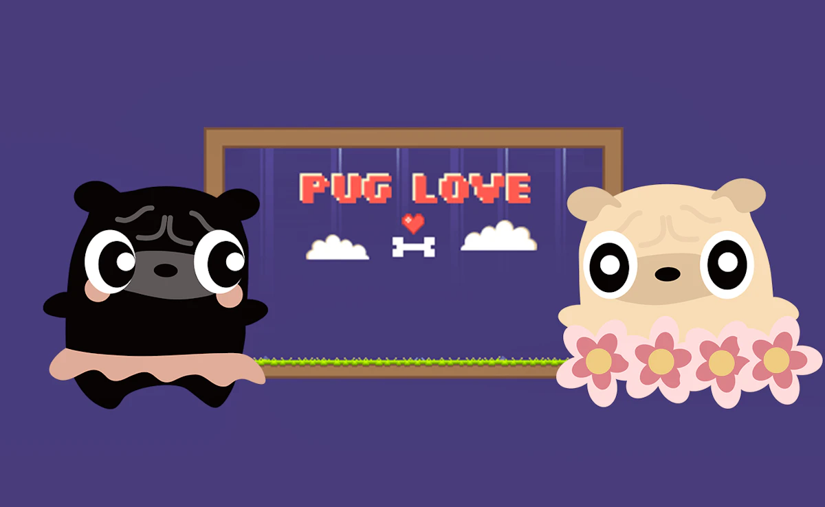 Play Pug Love — free online Kids game