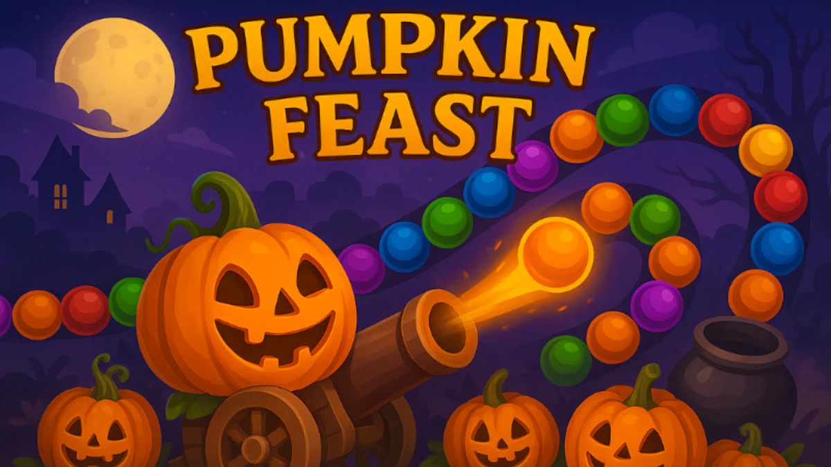 Play Pumpkin Feast — free online Ball game