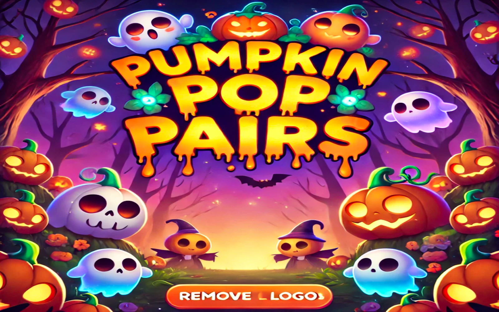 Pumpkin Pop Pairs — free online horror game on Glaze Games