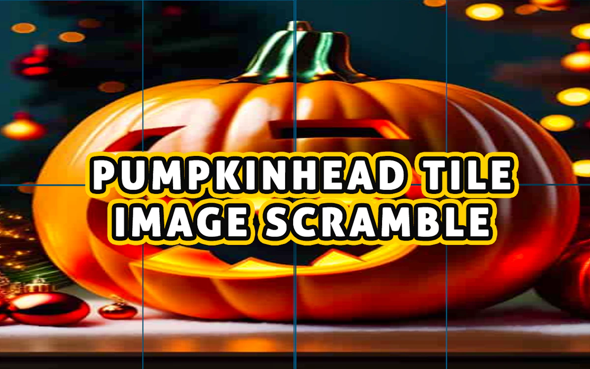 Play Pumpkinhead Tile Image Scramble — free online Puzzle game